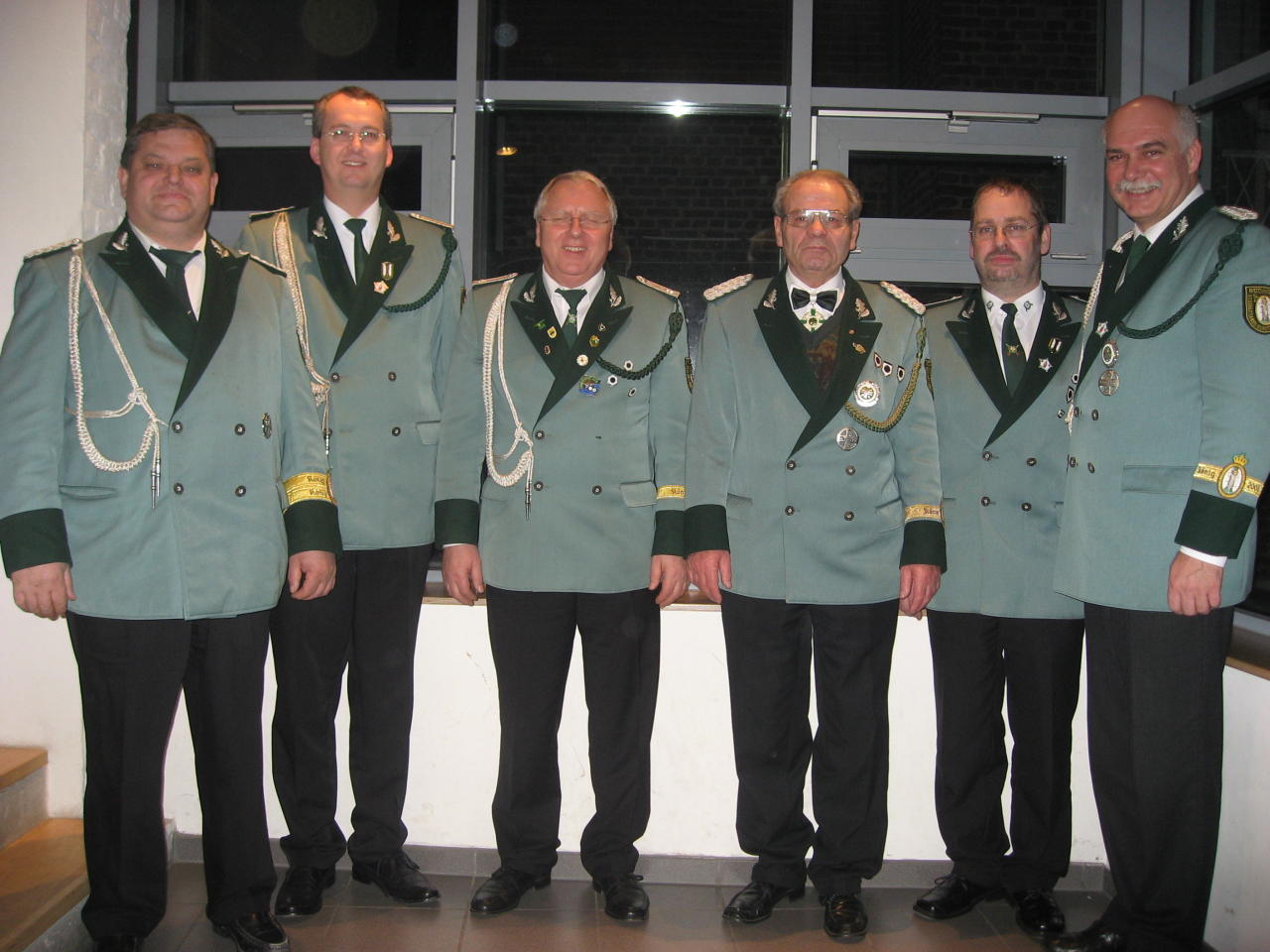 Vorstand 2009: v.l.n.r: Karl Remus, Michael Gerken, Dieter Breuer, Hans-Gert Clemens, Michael Niehsen, Gebhard Gerken